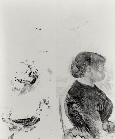 Study for Artilleryman and His Wife by Henri de Toulouse Lautrec